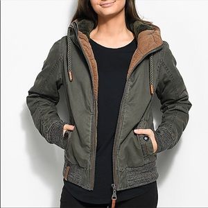 Olive Bomber Jacket